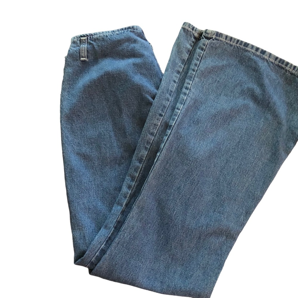 Vintage L.E.I. Bell Bottom Penny Lane Retro Jeans. Y2K. 100% Cotton. Size 7 - Picture 8 of 12